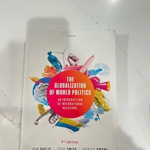 Oxford Red and White Global Politics Book